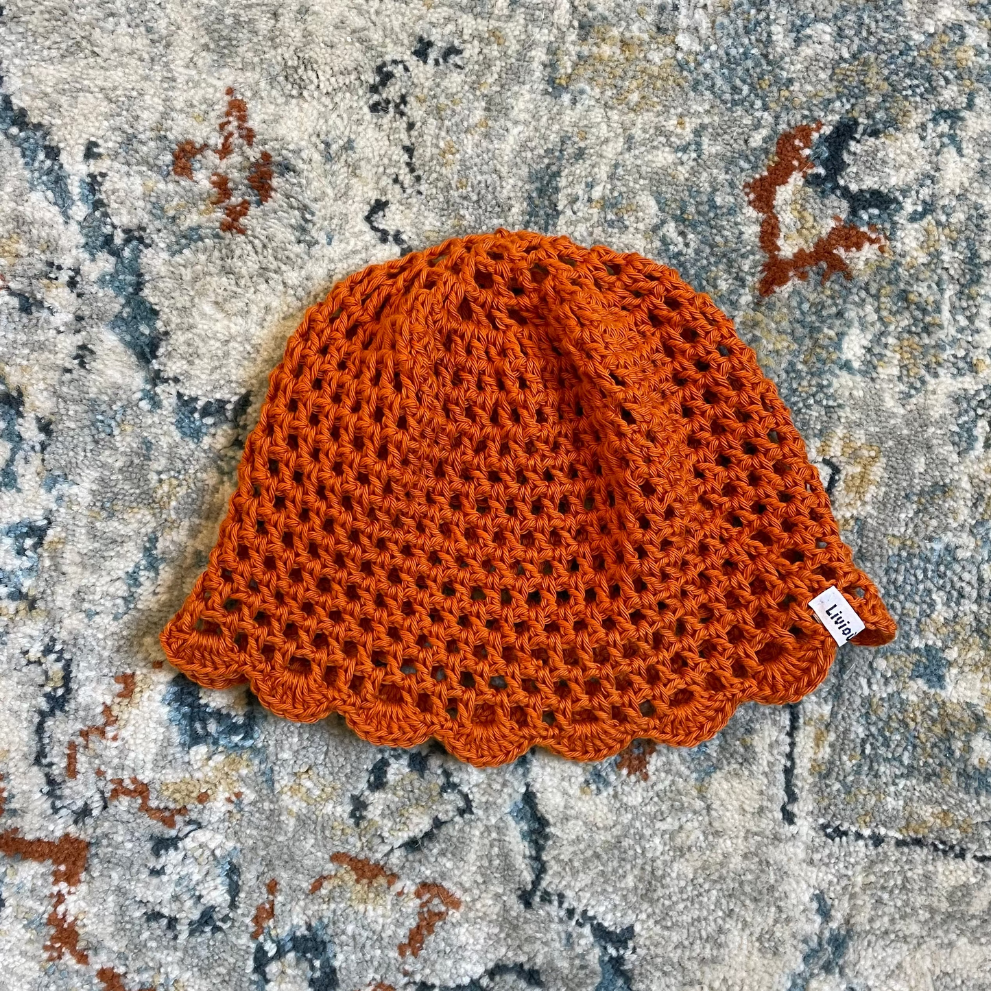Le bonnet « Méloë » - Rouille