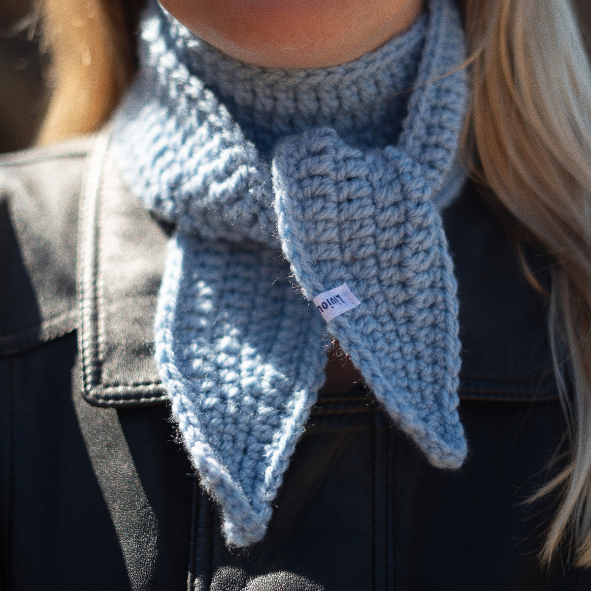 L'écharpe Mini - Bleu clair